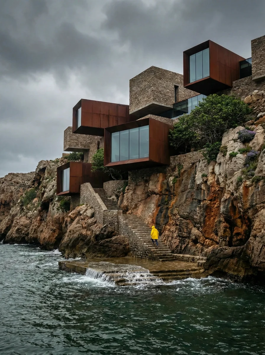 Dreamy base architectural frame.