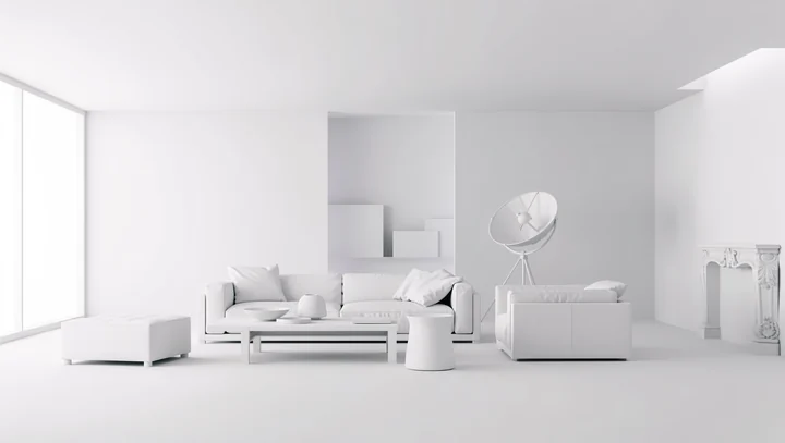 White-box interior room layout used as the base image.